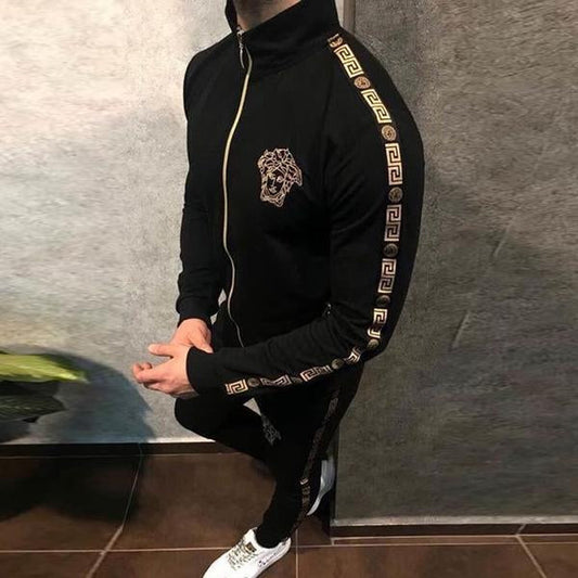 New Fashion Casual Men's Printed Sports Set 1023121421