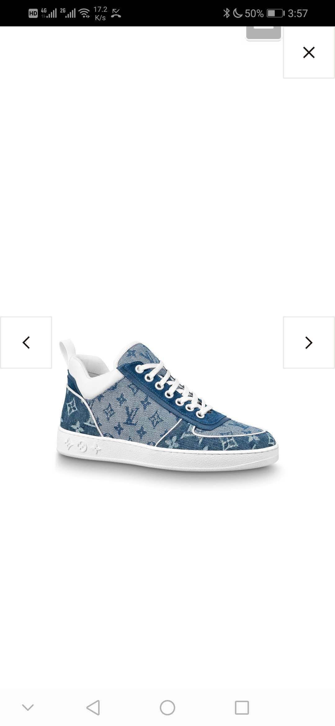LV Denim leather sneaker 1825052101