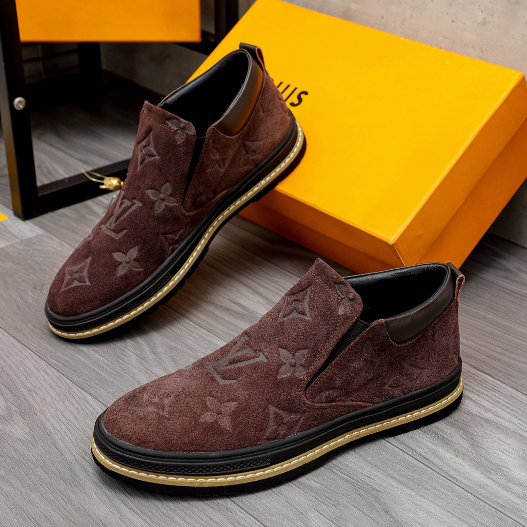 New suede casual all-match shoes fashion slip-on shoes