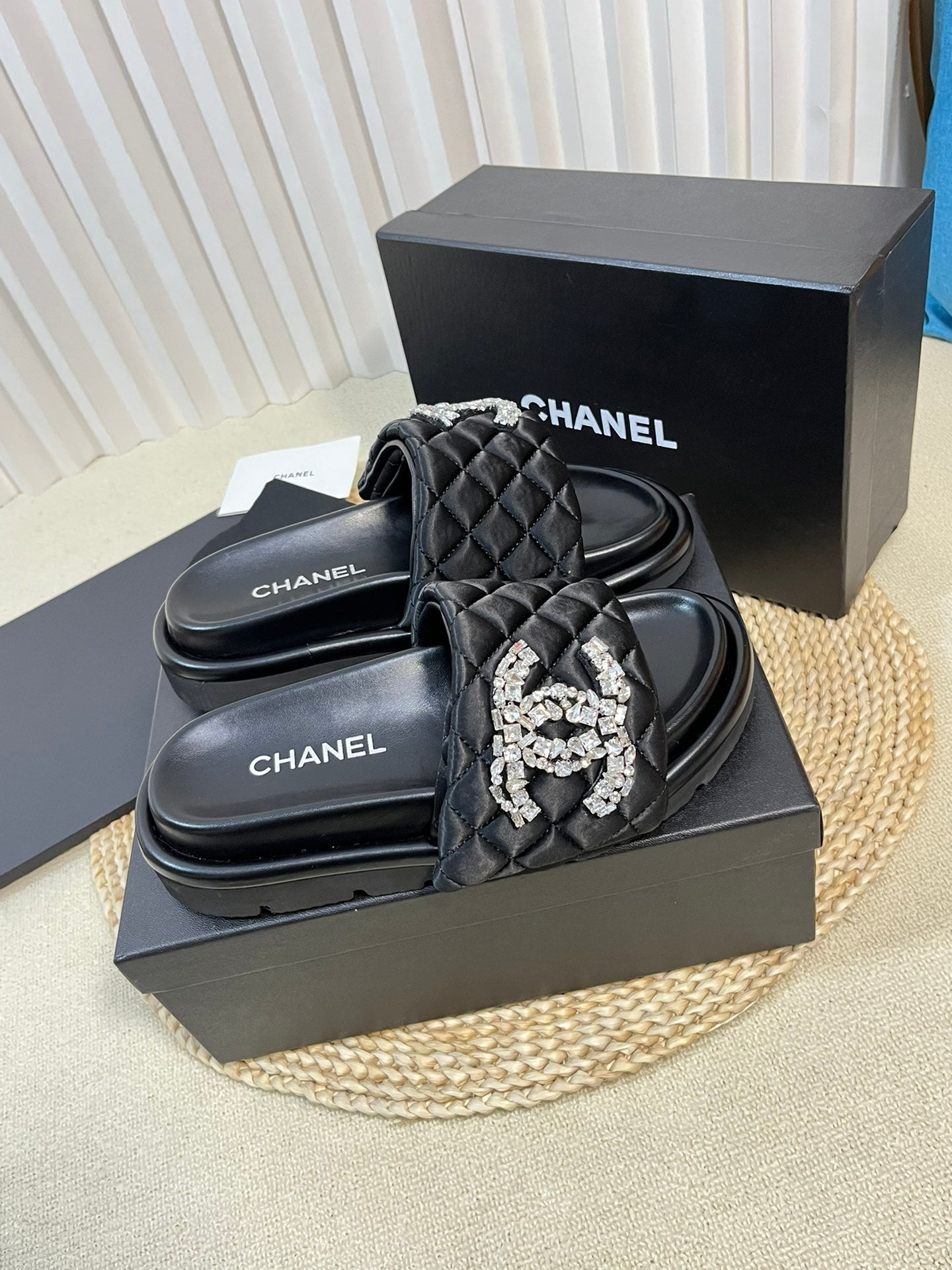 CNL thick-soled Velcro women's slippers 0724042703