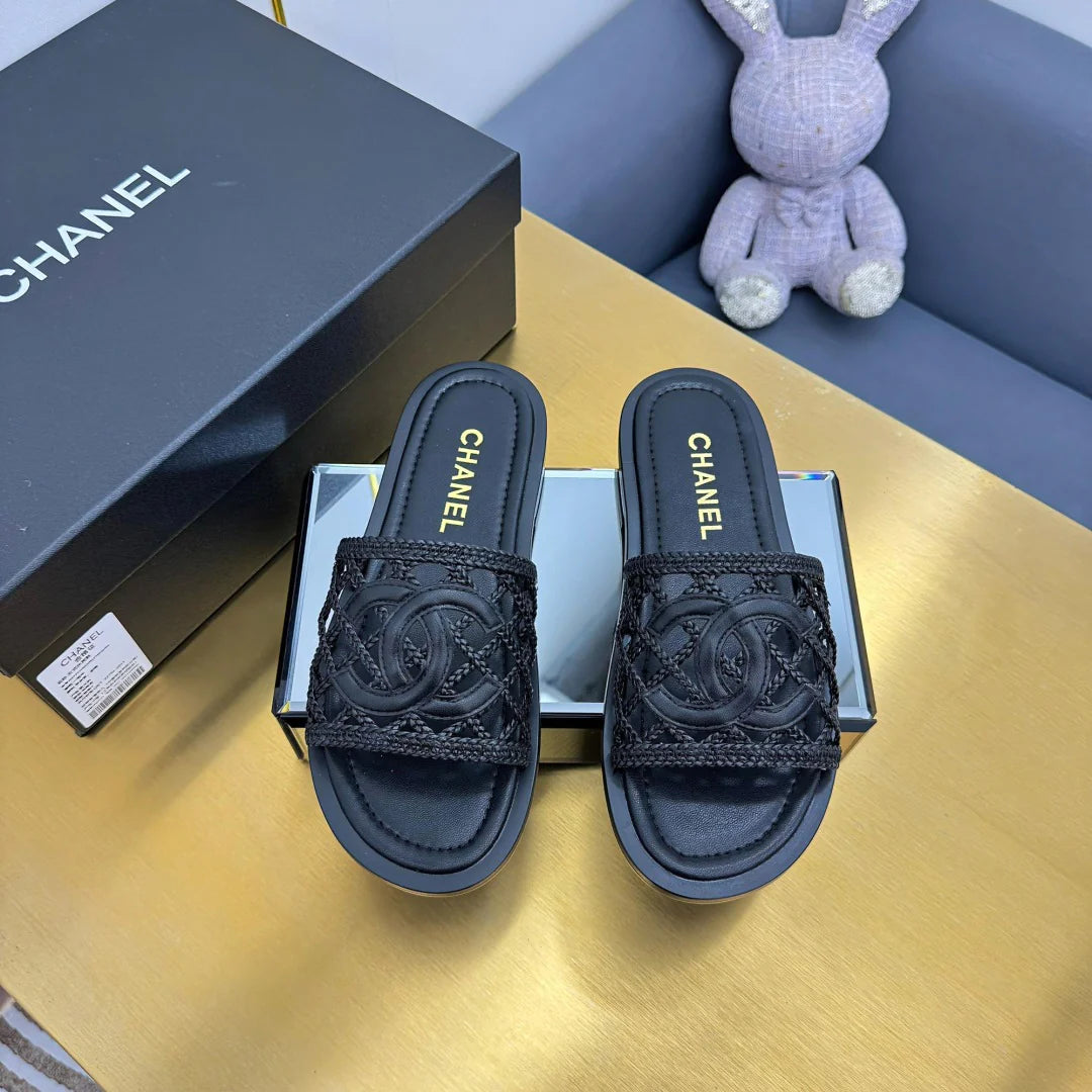 New Fashion Mesh Woven Sandal Flip Flops 1025041702