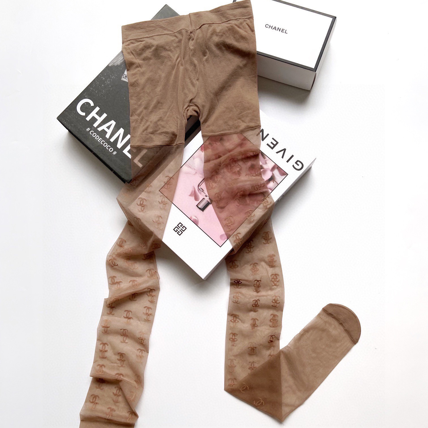 NL fashion printed rubber stockings XC07060603