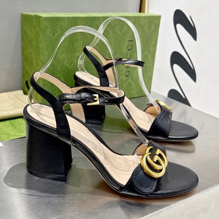 Classic G Logo 7cm 10.5cm high heel sandals XC16060701