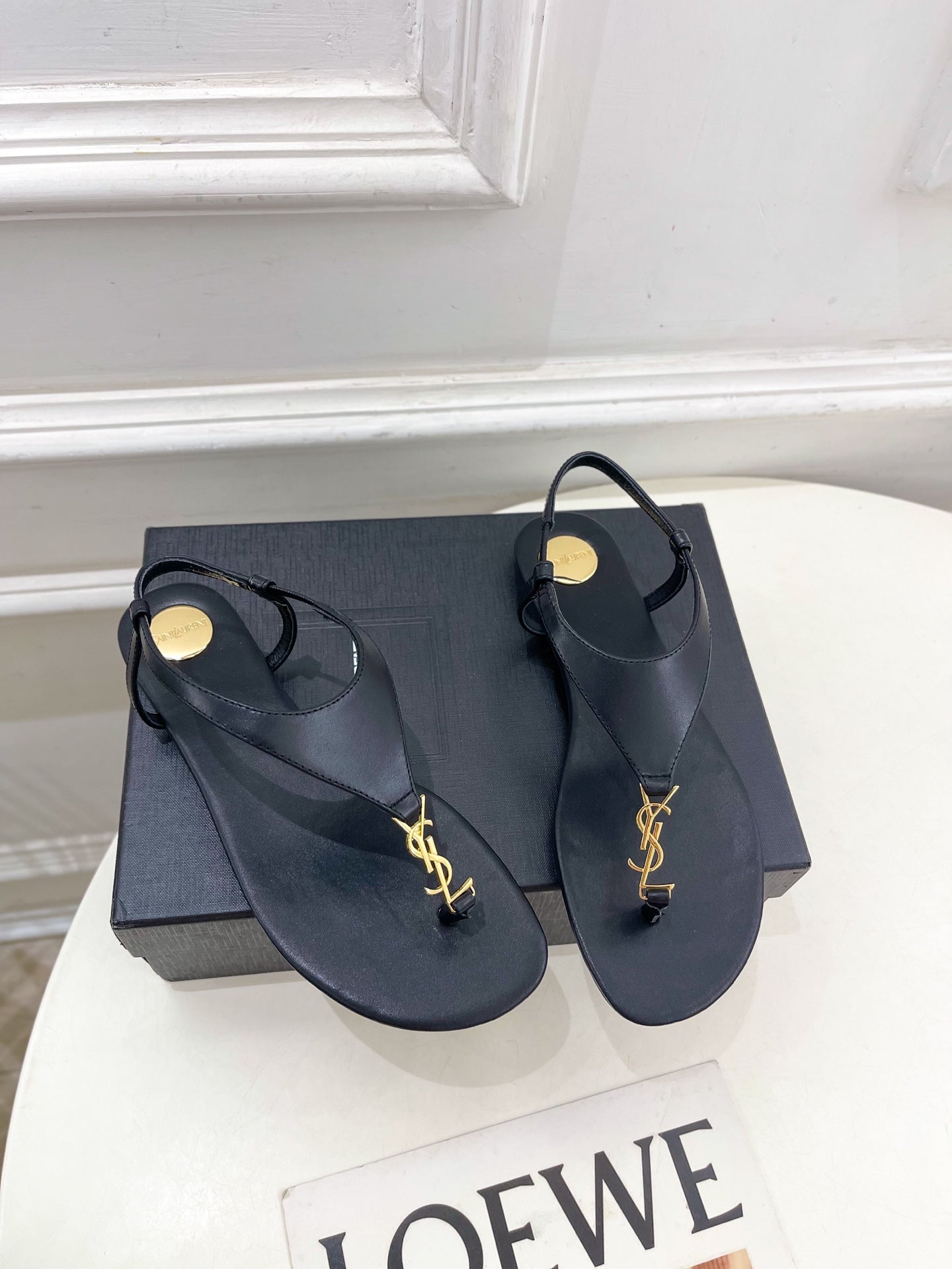 Early spring new YSL clip on sandals 1025032418