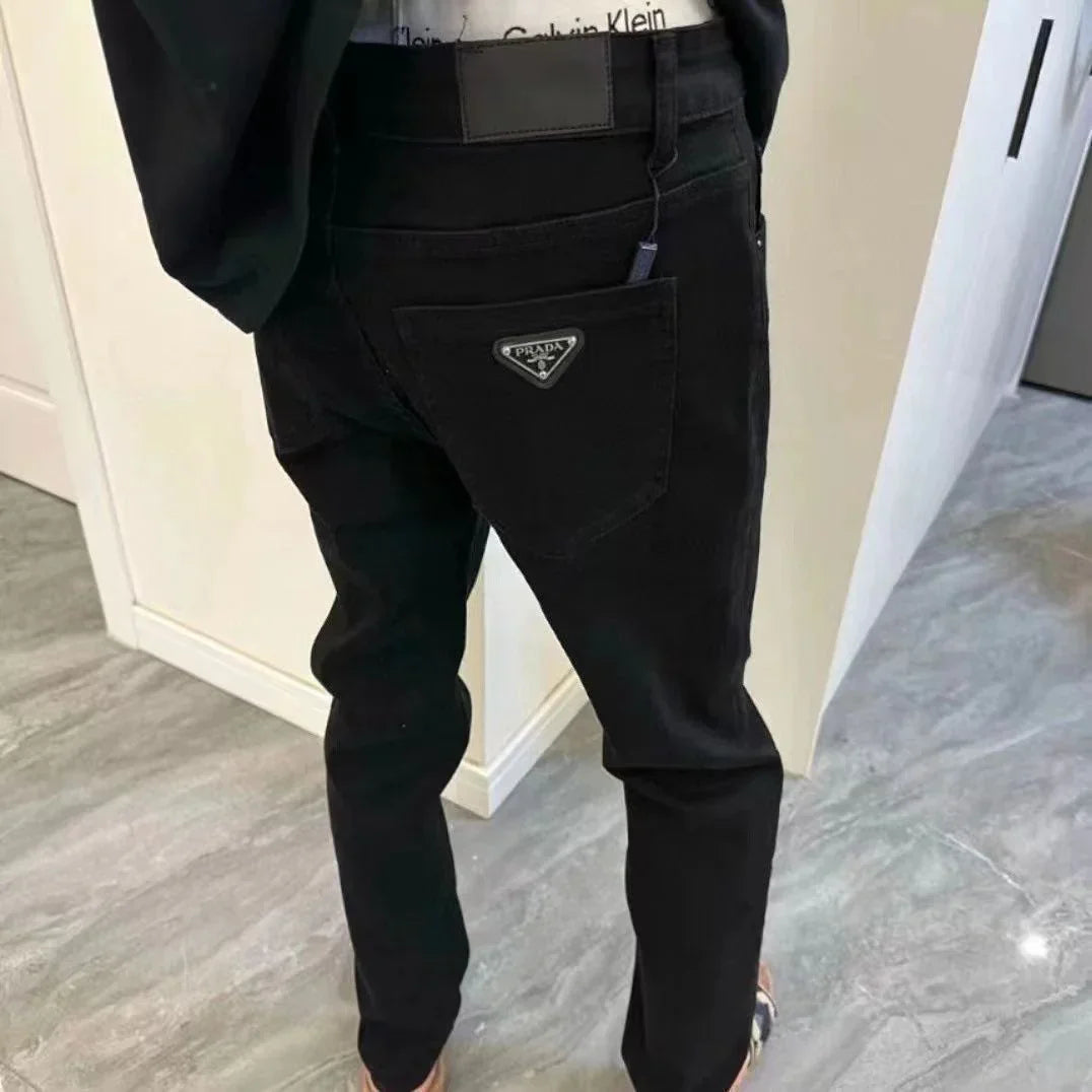 Spring And Summer New Triangle Standard Jeans 1024060608