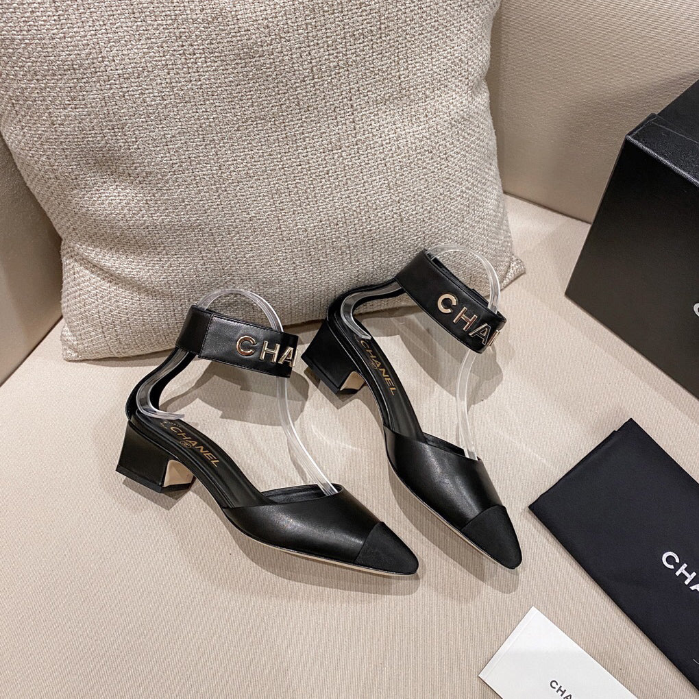 2023 new ladies Velcro Wrist Strap Pointed Toe Sandals XC07062005