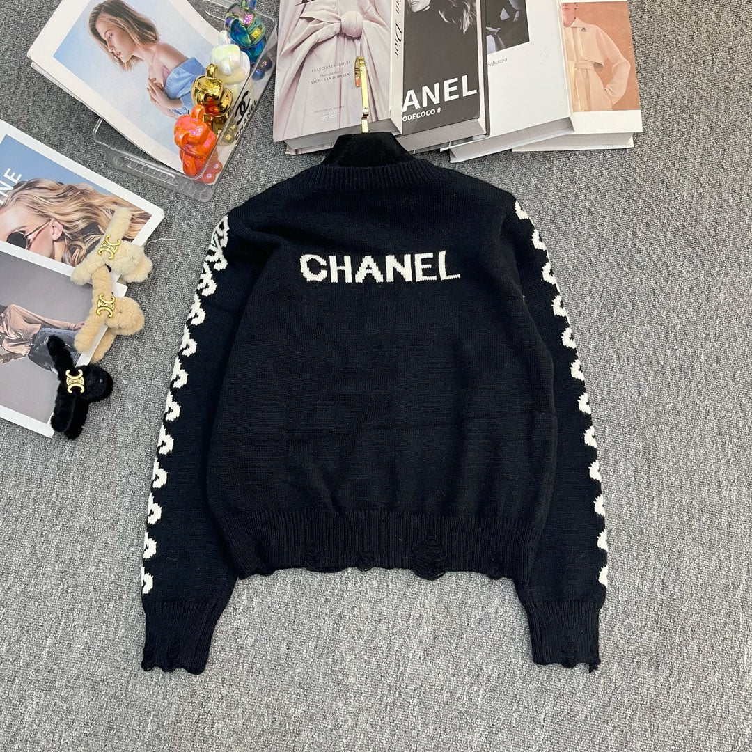 Crew neck knitted sweaters, sweaters XC1823090601