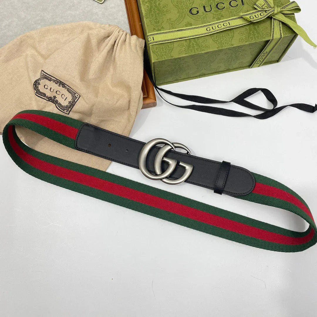 Fashion canvas splicing belt 1024072915