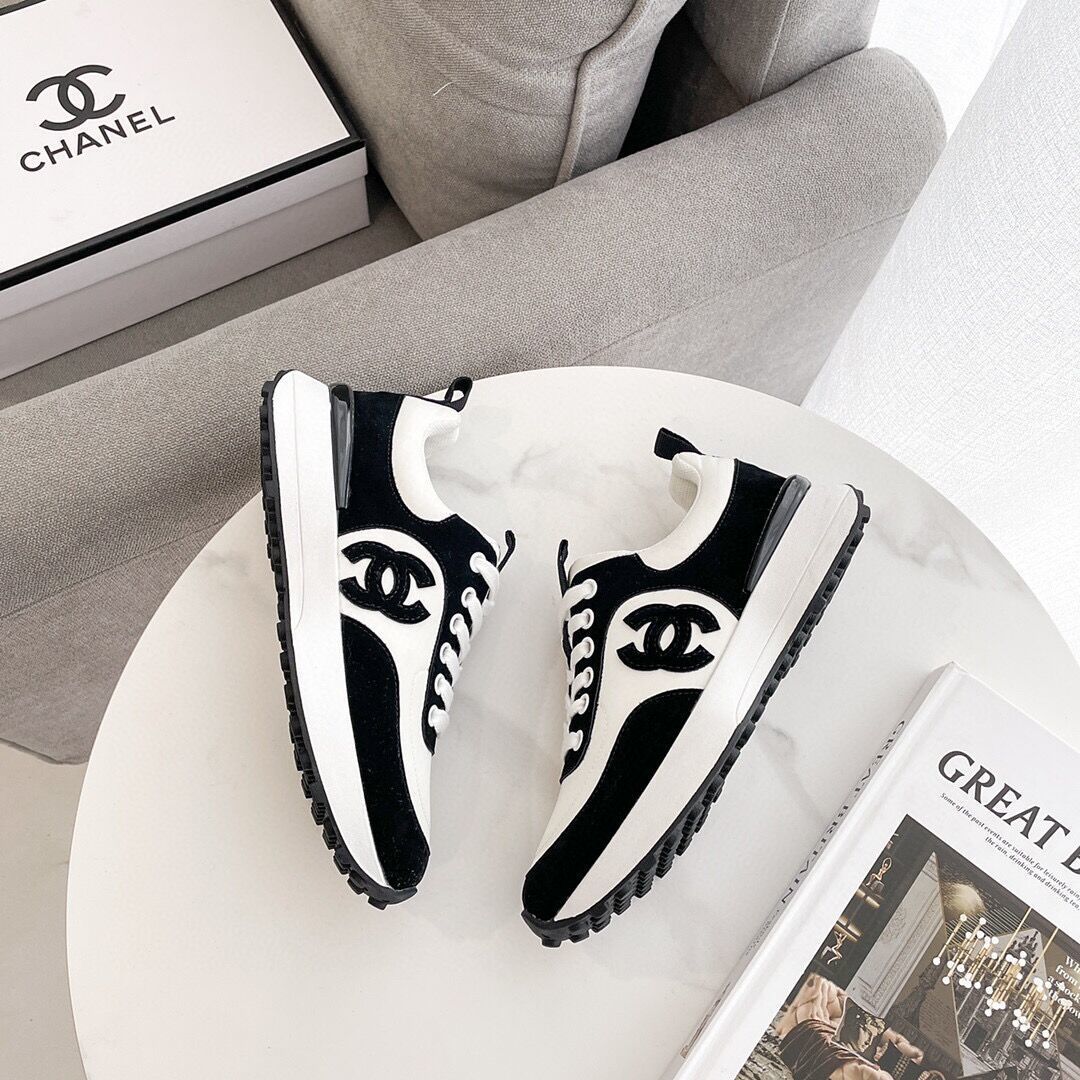 New Sneakers Leather Platform Casual Shoes 1024031409