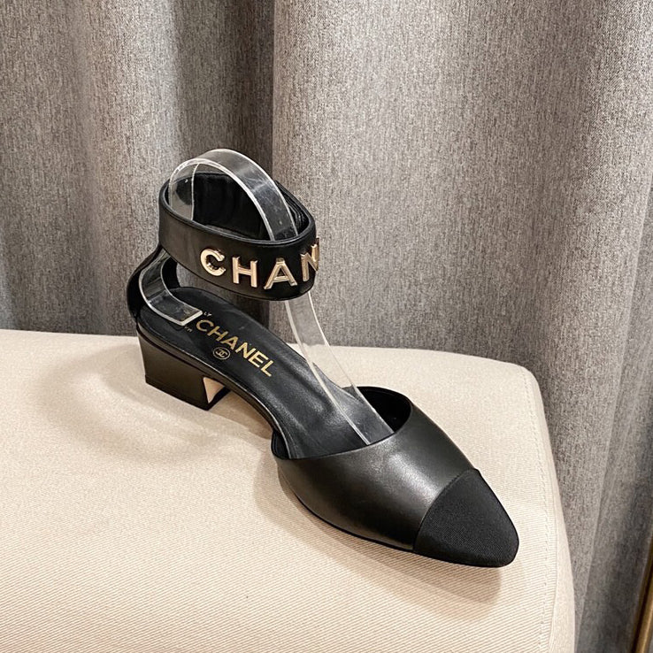 2023 new ladies Velcro Wrist Strap Pointed Toe Sandals XC07062005