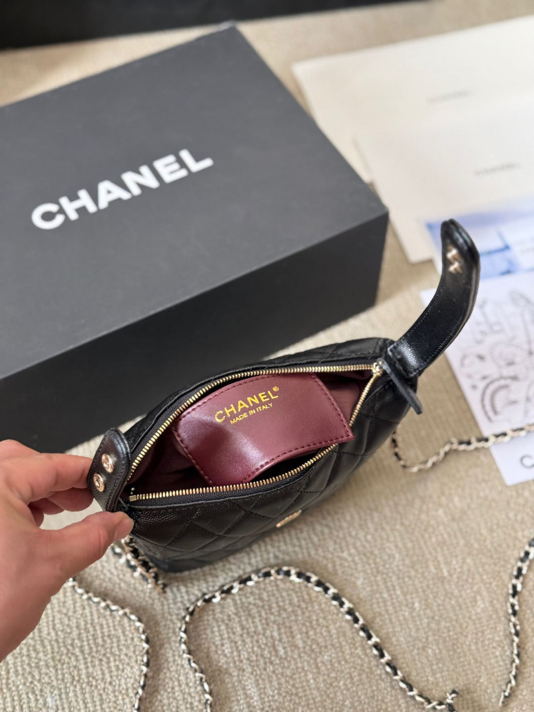 CNL hobo chain bag 1825042906