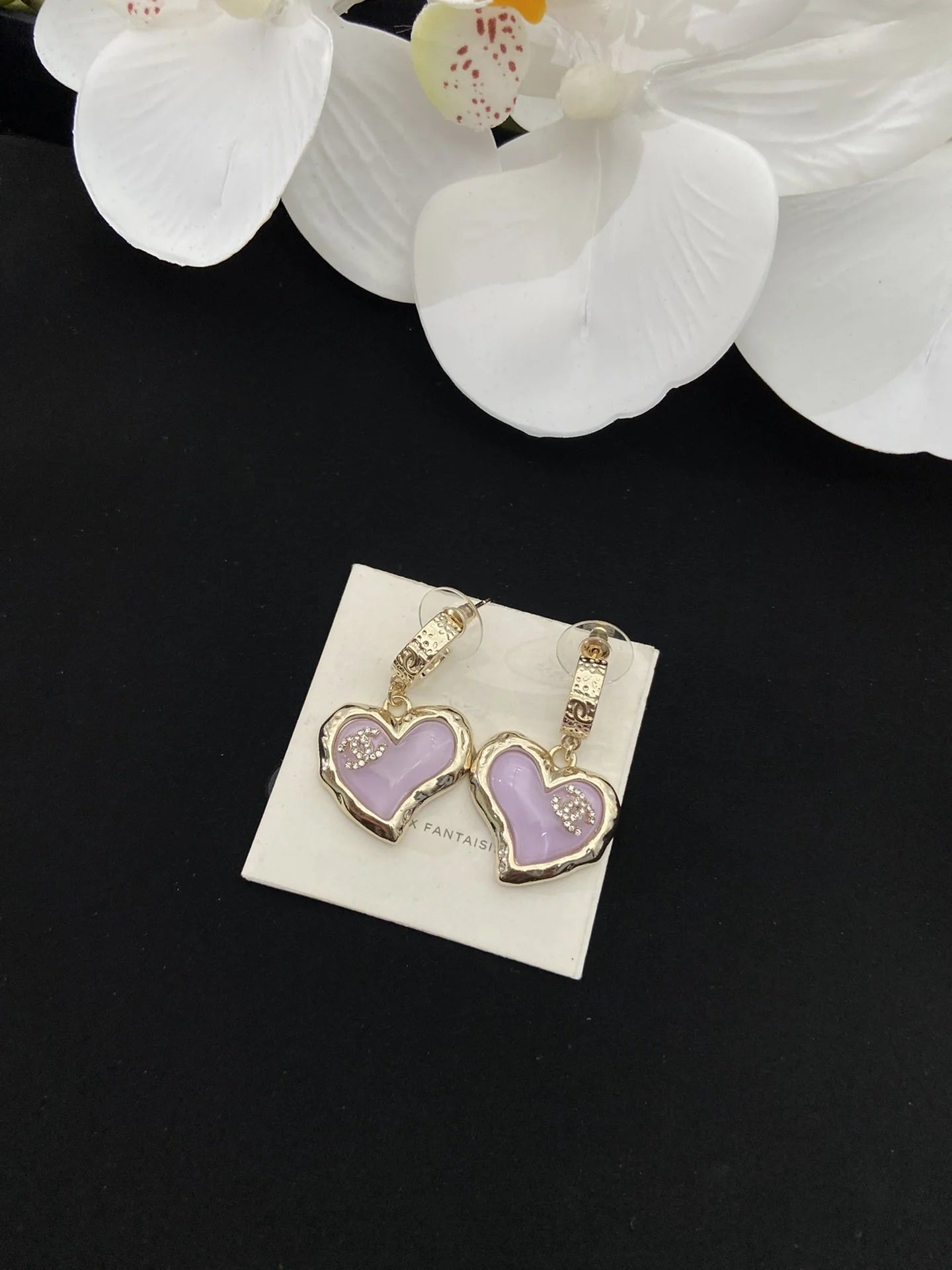 New Enamel Earrings With Heart-shaped Earrings 1024010312