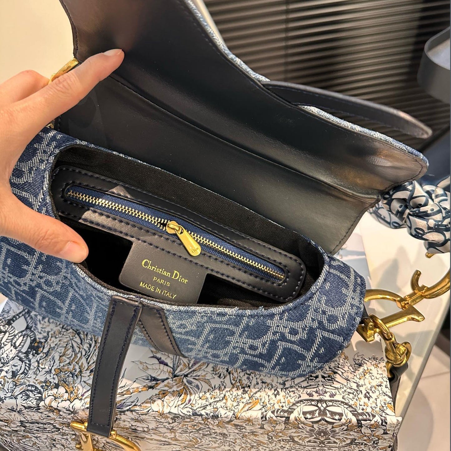 DIO Classic Denim Saddle Bag XC24092436