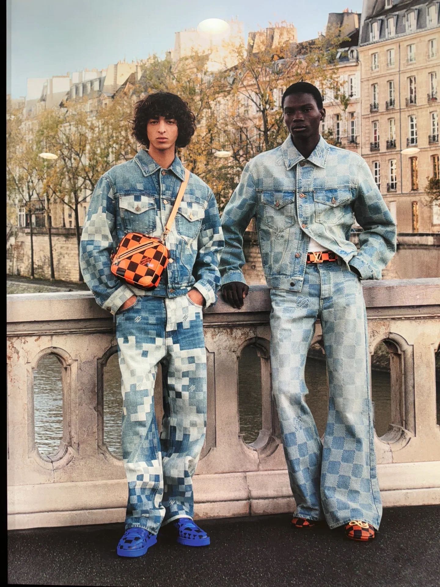 LV Plaid denim jacket 1825022819