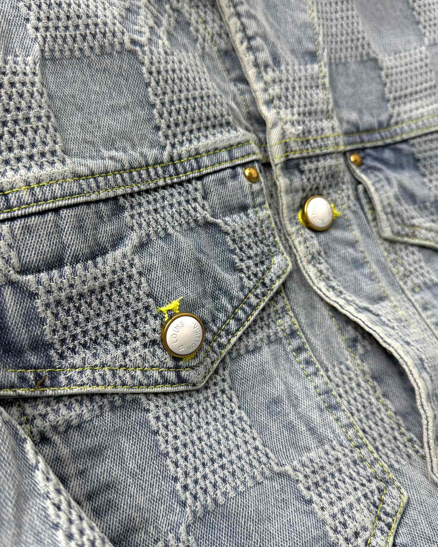 LV Plaid denim jacket 1825022819