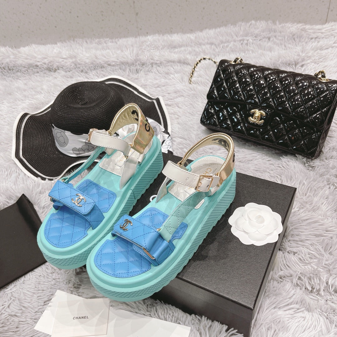 Color Collection platform sandals XC0823072616