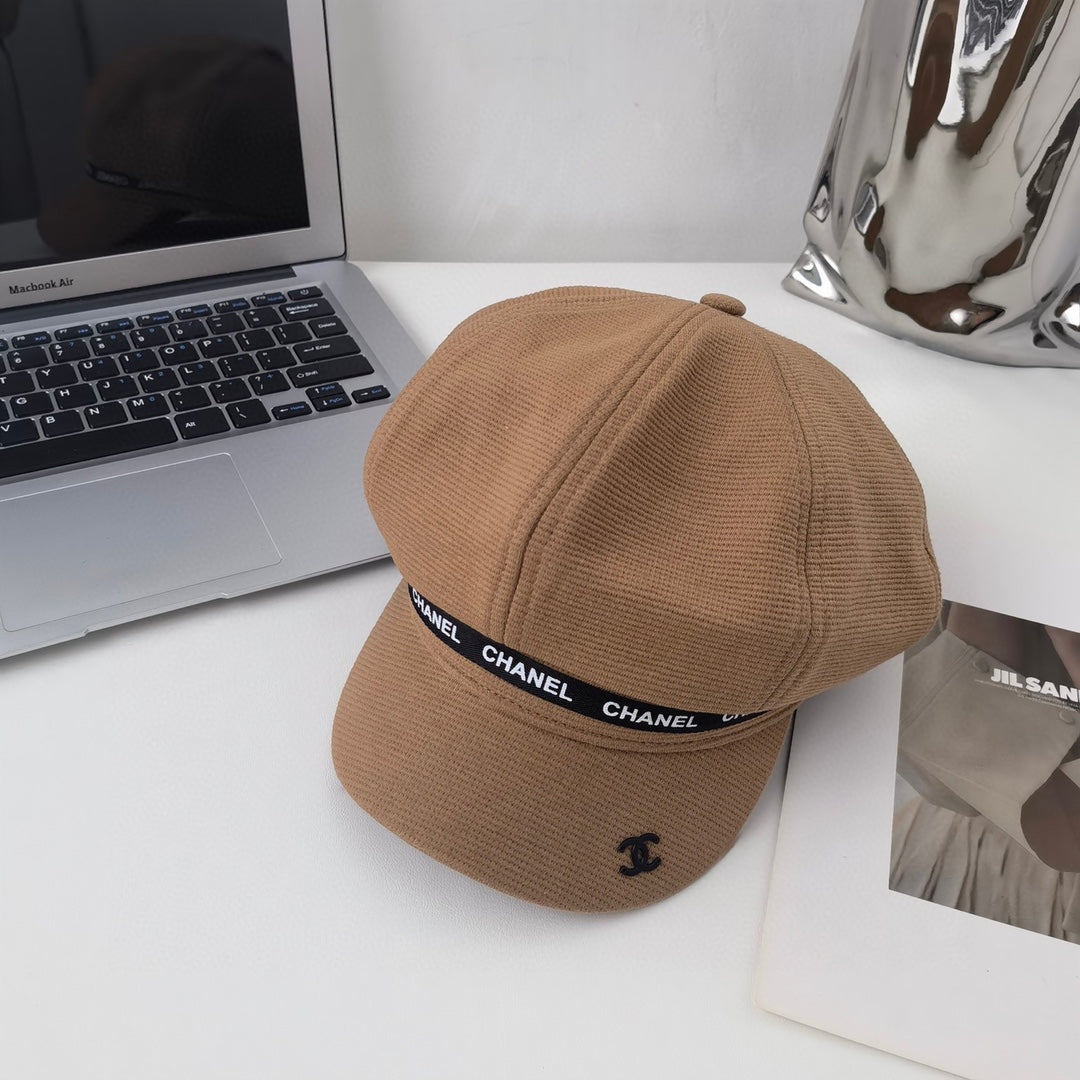 Breathable linen all-season beret octagonal hat XC16062501