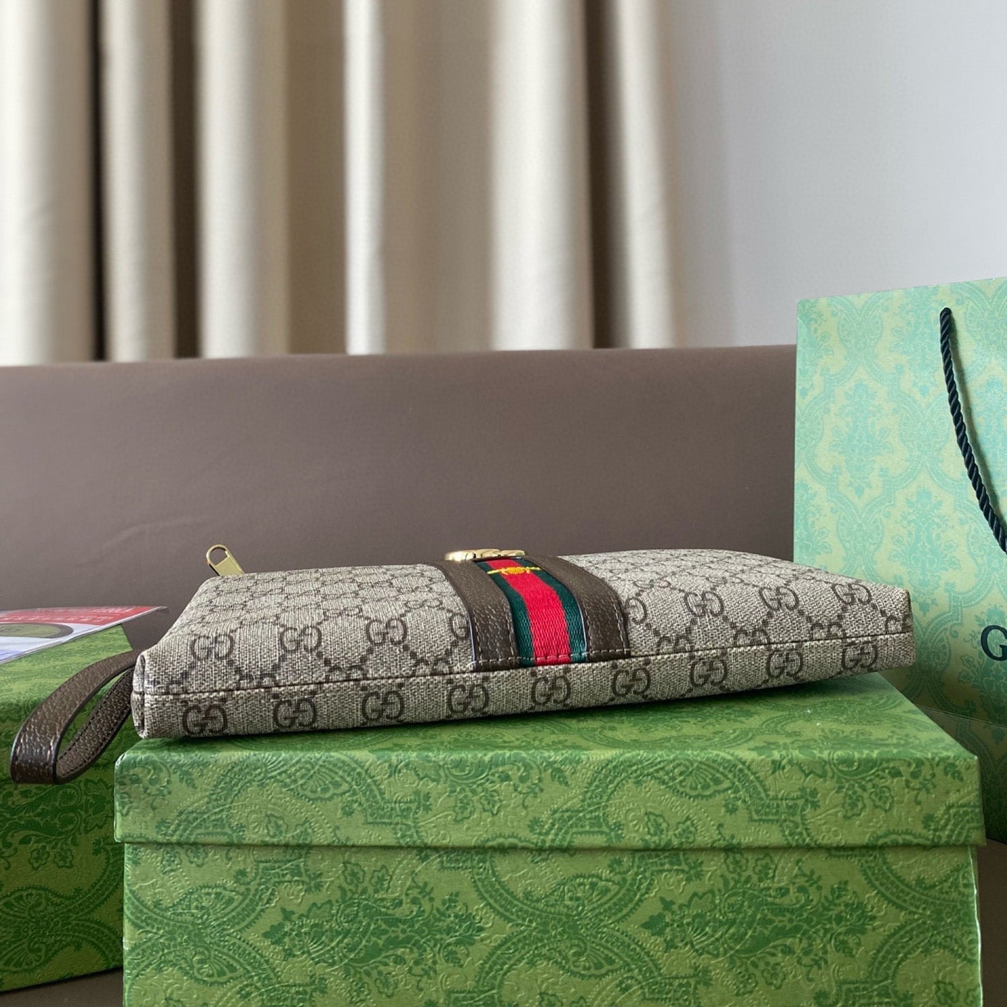 G print men's clutch bag 1824062602