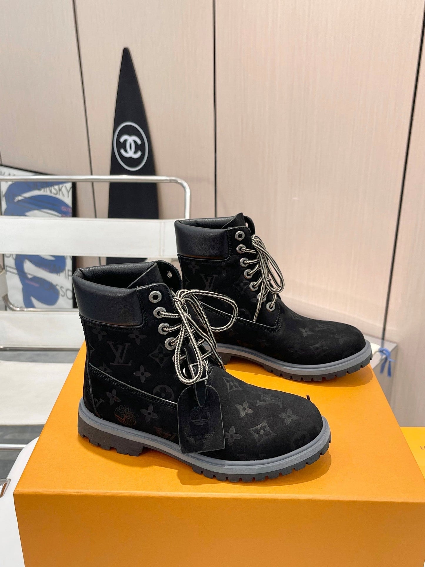 New fashion printed couple Martin boots 0724122601