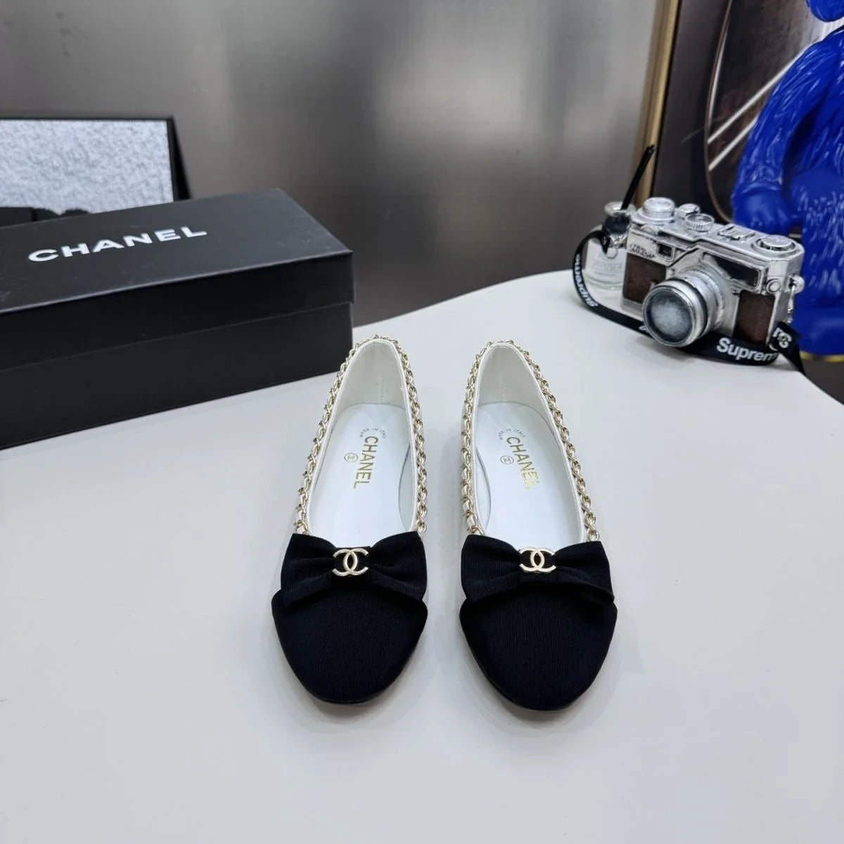 Shallow mouth round head French trend shoes 1025031013