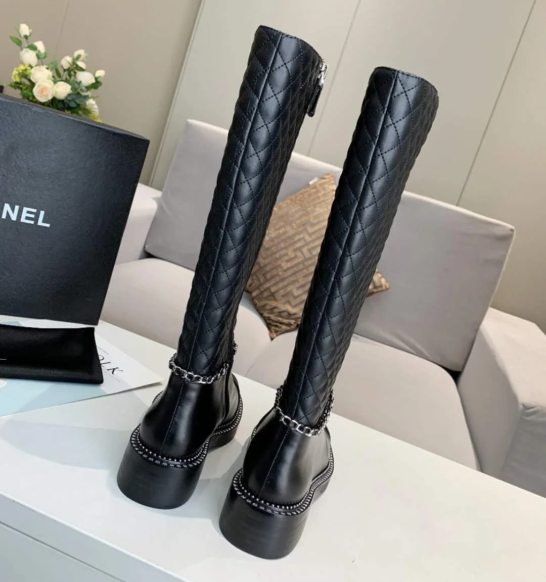 CH New style genuine belt chain boots PD24092320