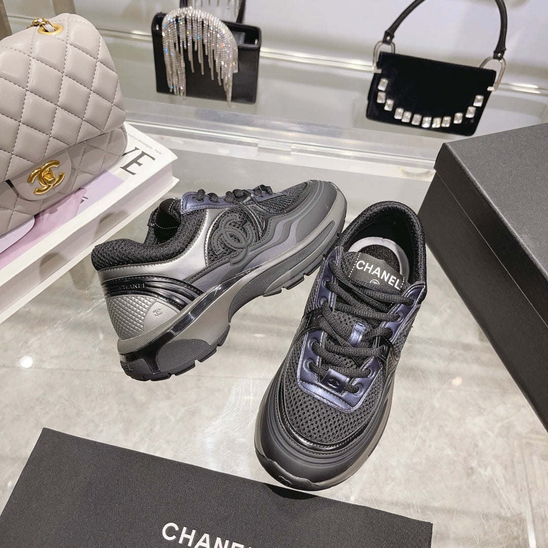 Plaid Wool Stitching Casual Sneakers XC0823081402