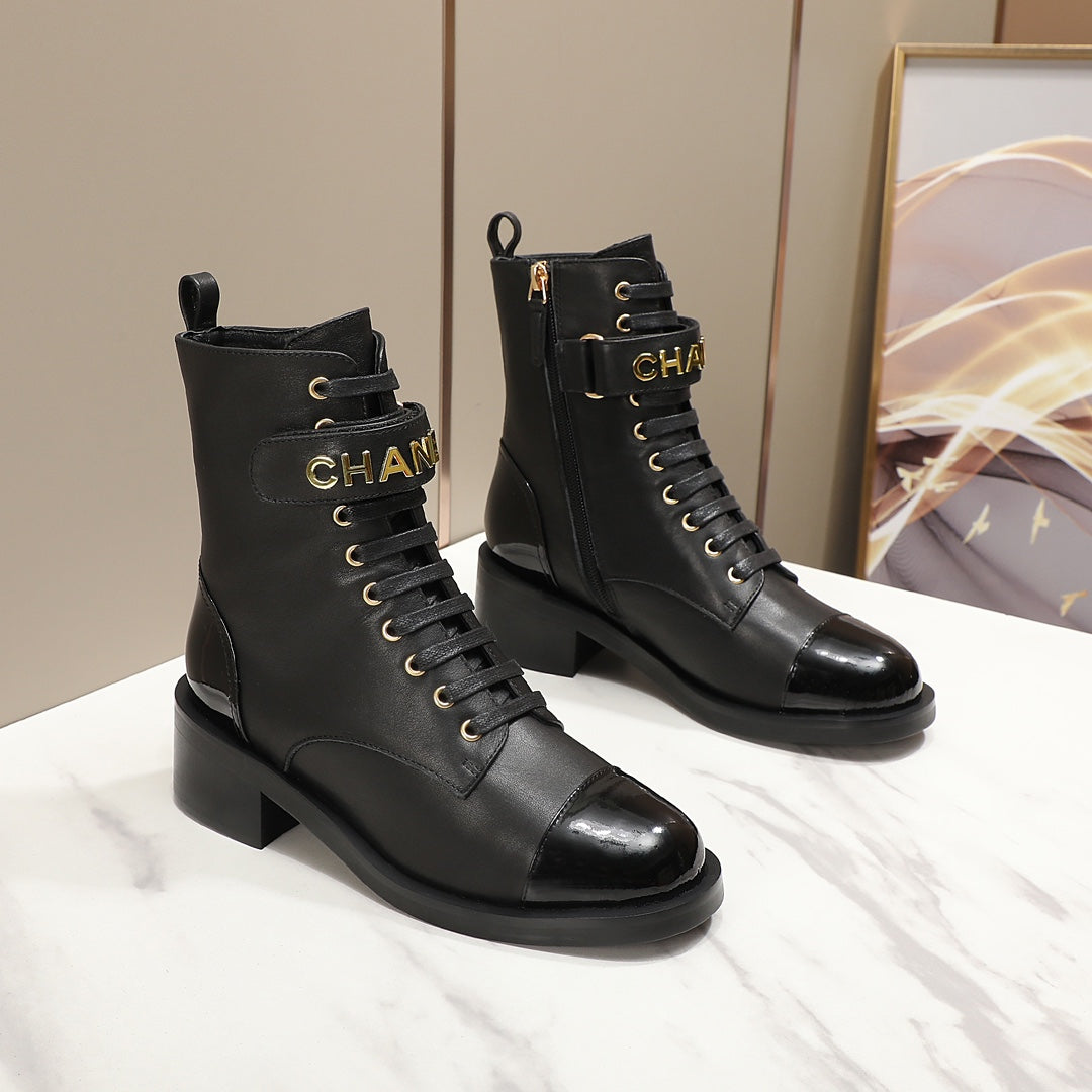 CNL cowhide short boots Martin boots 0724101704