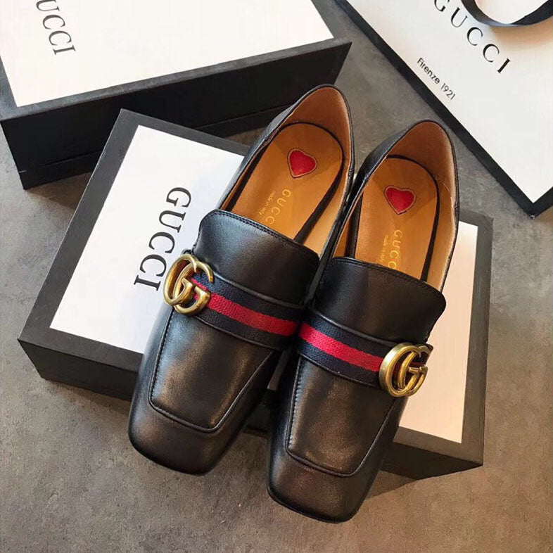 G Classic pearl heel loafers 1824070204