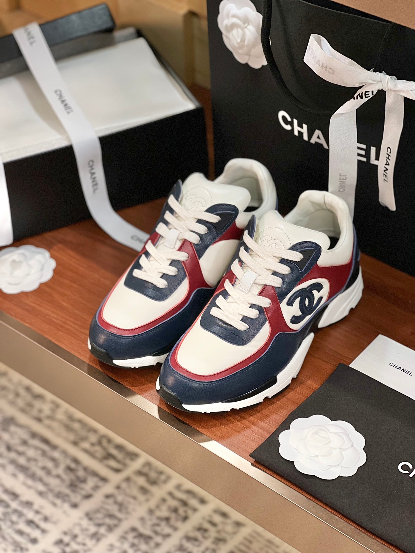 CNL Classic diamond check sneakers and sneakers 0724101117