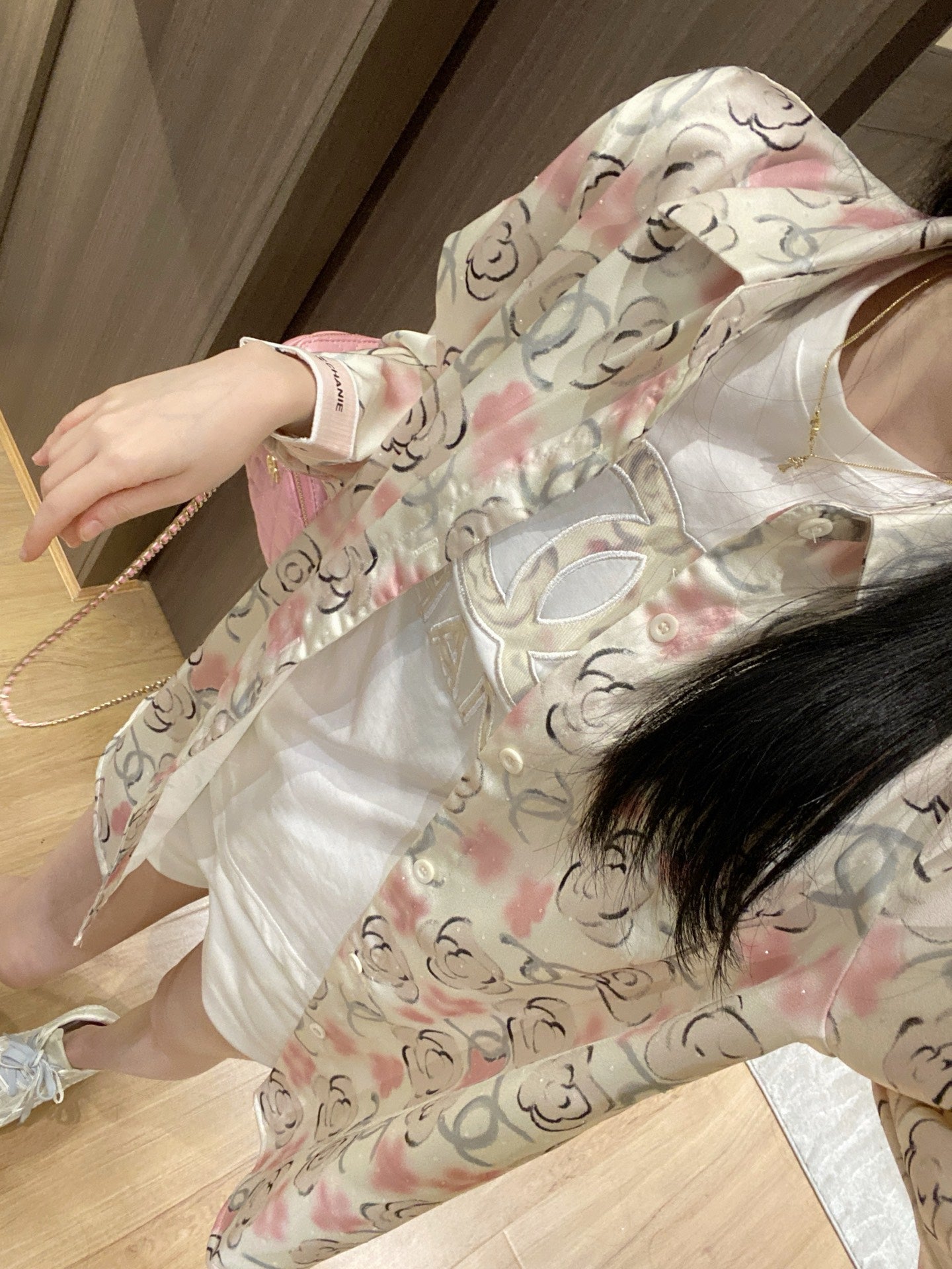 CH Camellia print shirt 1825031903