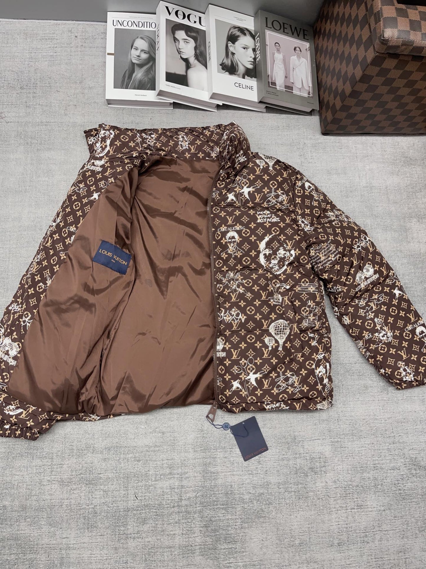 LV Graffiti down cotton jacket 1824093004
