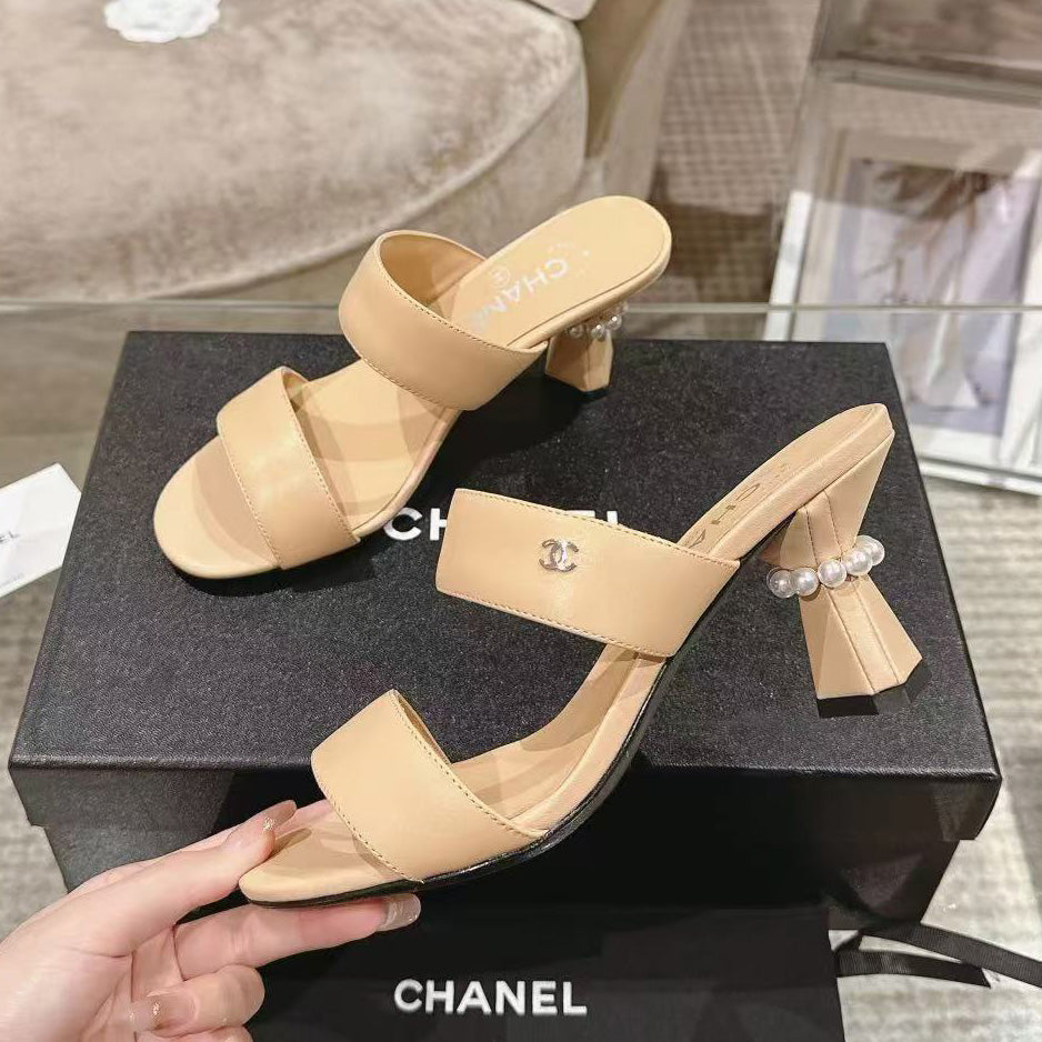 CNL Mary Jane exquisite pearl hot diamond combination high heels 1824061802