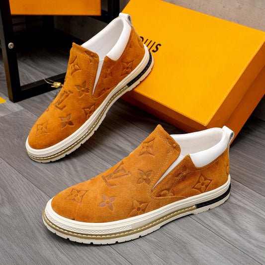 New suede casual all-match shoes fashion slip-on shoes