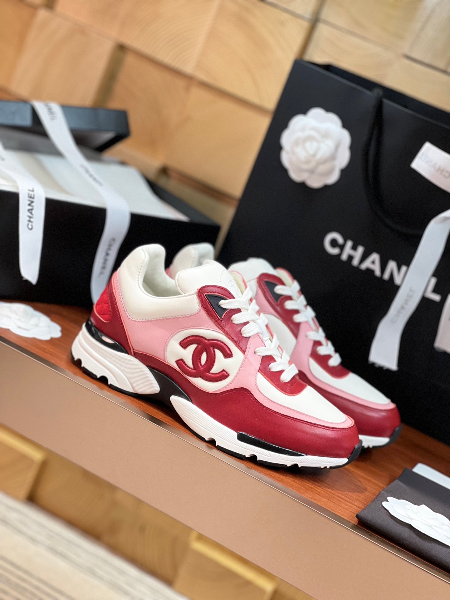 CNL Classic diamond check sneakers and sneakers 0724101117