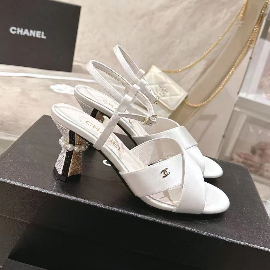 CNL Mary Jane exquisite pearl hot diamond combination high heels 1824061801