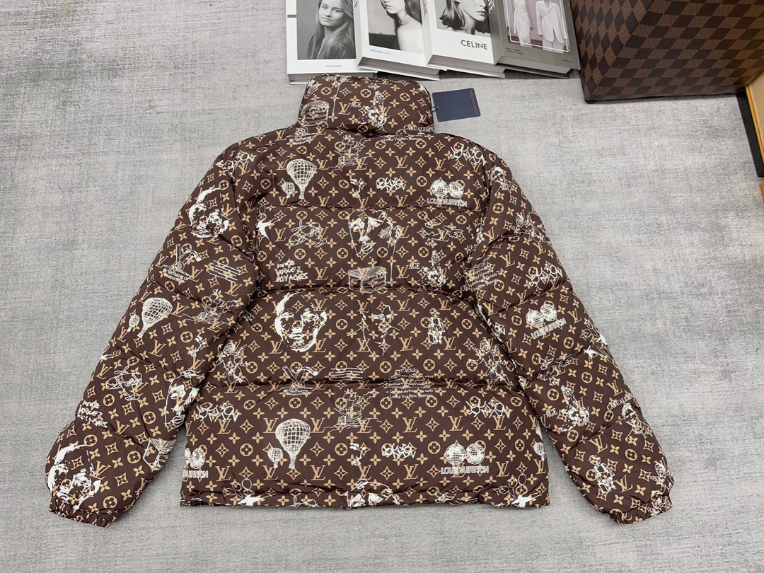LV Graffiti down cotton jacket 1824093004
