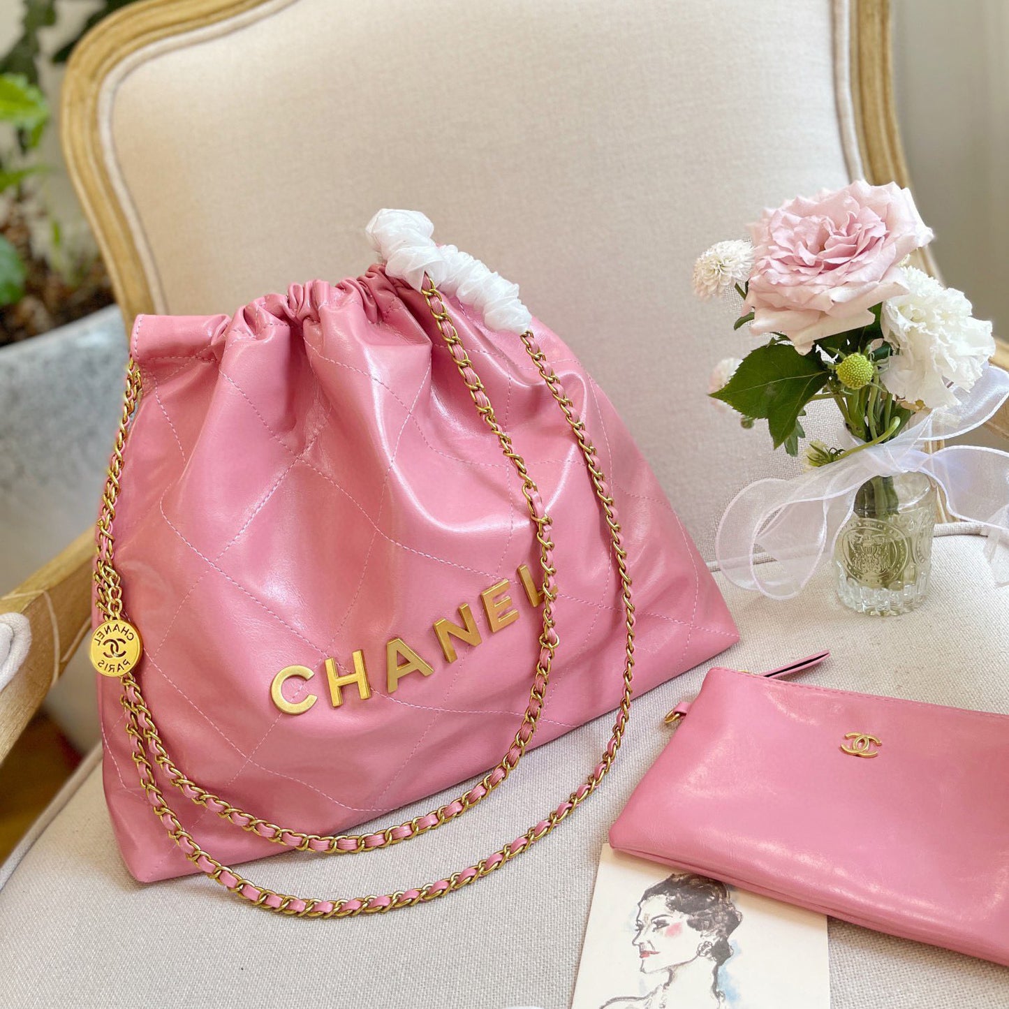 Spring and summer new wax leather shopping bag XC07062008