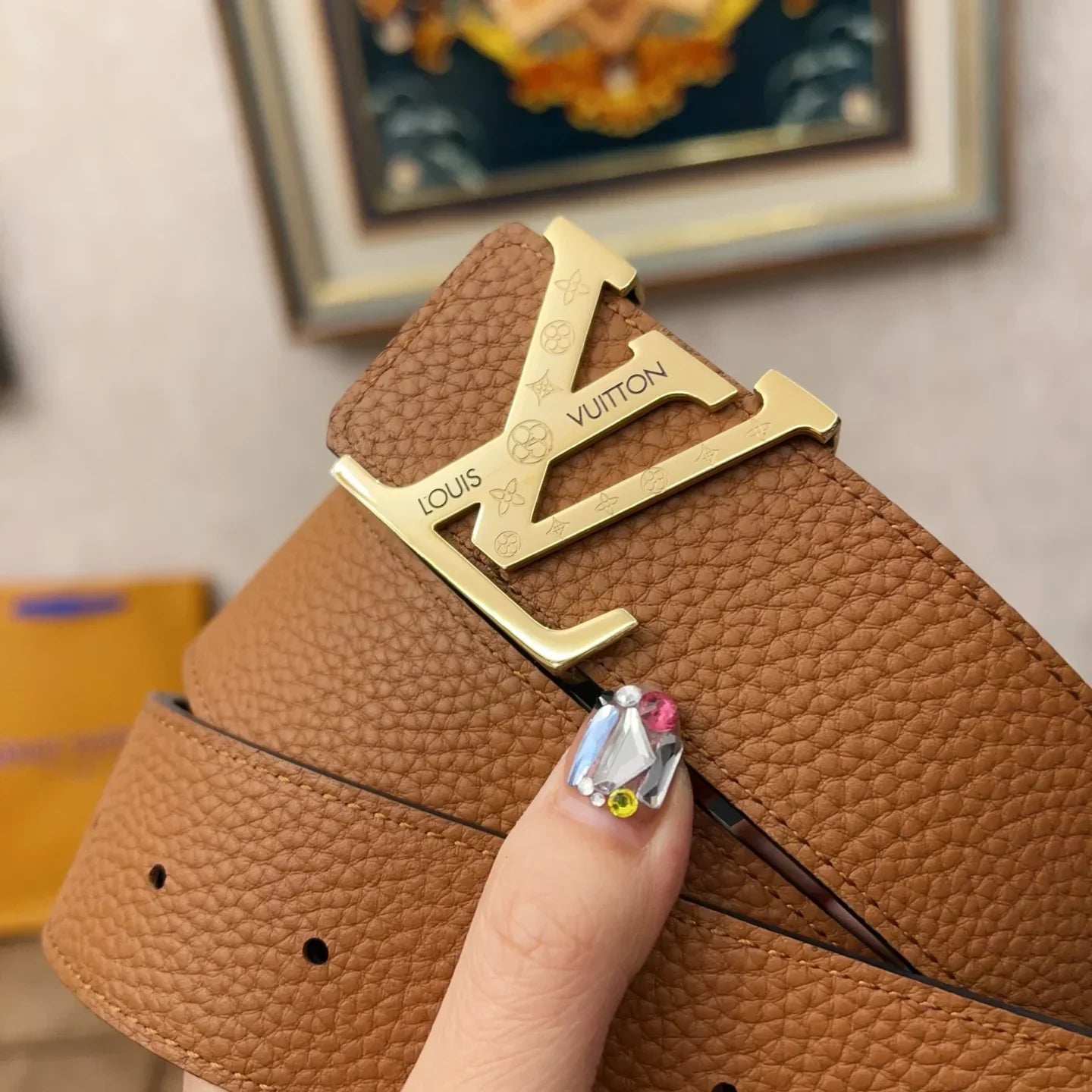 3.8CM new belt with body head layer belt 1025031021