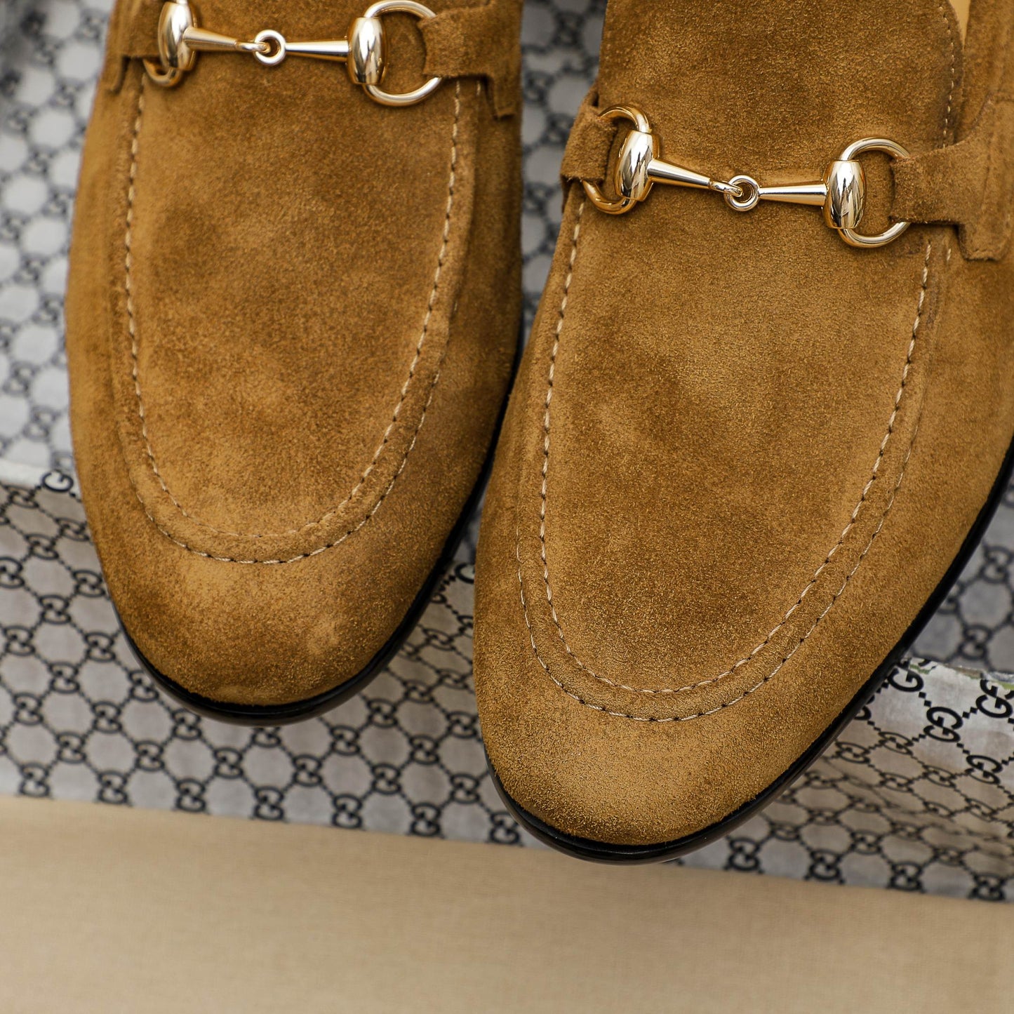 GG Horsebit suede loafers 1825070202