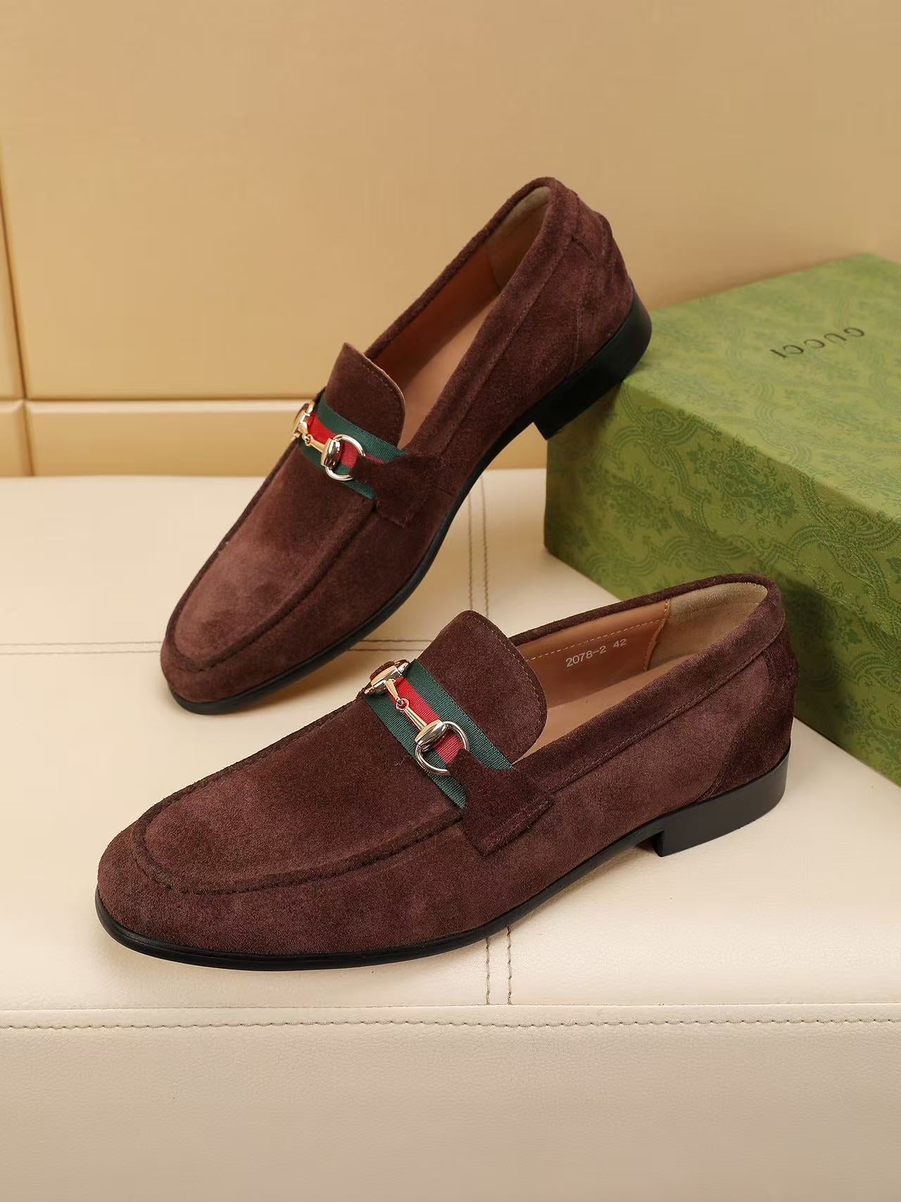 GG Horsebit suede loafers 1825070203